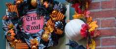 Halloween Ribbon Wreath