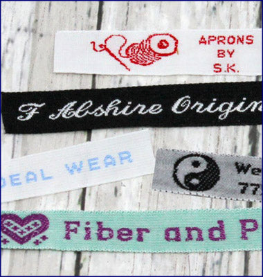 Collection image for: 3/8 Inch Cotton Woven Clothing Tags & Labels