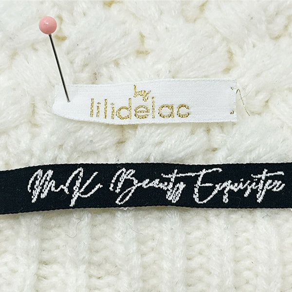 3/8" Cotton Logo Labels