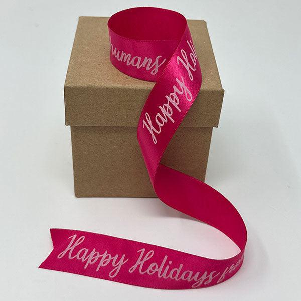 7/8" Festive Christmas Ribbon