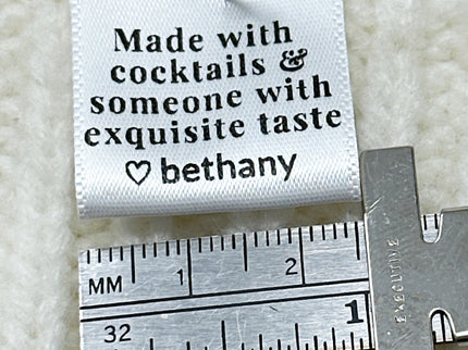 Cocktails & Exquisite Taste Label