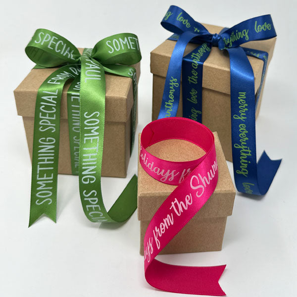 7/8" Festive Christmas Ribbon