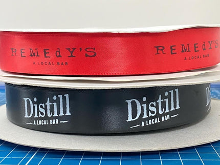 NEW ORDER Custom Logo 7/8" Satin Ribbon