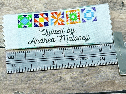 Personalized Clothing Labels Style 48: Quilt Squares