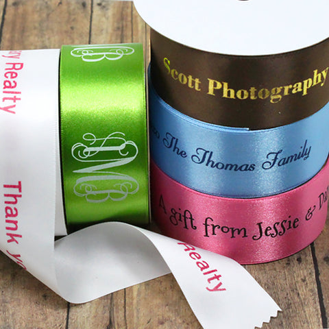 25 Personalized Baby Shower Ribbons for Invitations Centerpieces Party  Favors or Gender Reveal Sprinkle Assembled Bows - Custom Ribbon