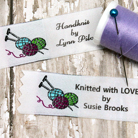 Fabric Handmade Tags For Clothing, Hand Made Labels, Ready To Ship Logo  Satin Own Items, 3x6 cm Unfolded, Clothing Tag - Yahoo Shopping
