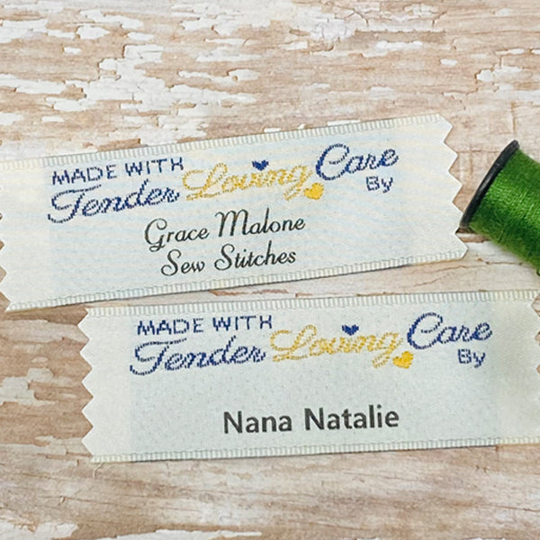 Custom Fabric Labels for Handmade Items - Woven or Printed