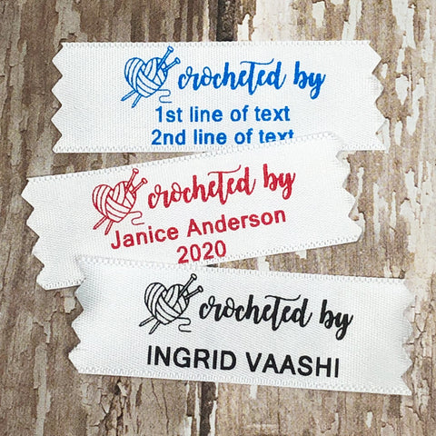Handmade With Love Labels Crafting Woven Ribbon Tag Clothing - Temu