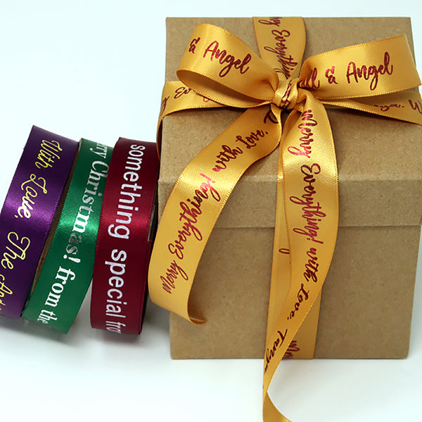 Custom Printed Ribbons，Custom Ribbons Personalized Awards，Green Ribbon for  Gift Wrapping，White and Gold Ribbon for Gift Wrapping，Bling Ribbon Roll