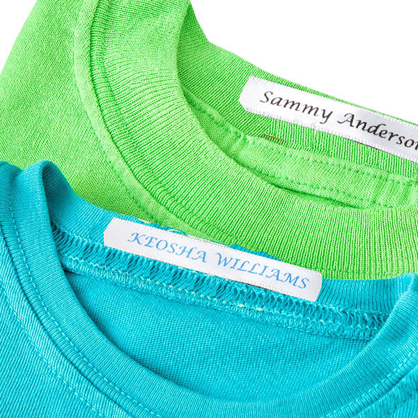 32 Color iron-on Kids Name Labels for Clothes