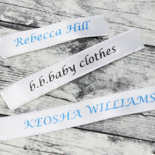 Clothing Labels, Sewing Labels, Woven Labels, Personalized Ribbons, Iron On  Labels & Personalized Gift Wrap, …